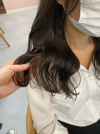 ロング 大久保 愛のヘアスタイル