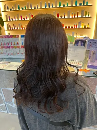 ロング 杉田 実来のヘアスタイル