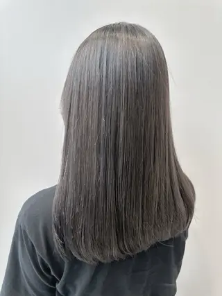 ミディアム 銀座透け感大人カラー 🌴フルカワのヘアスタイル