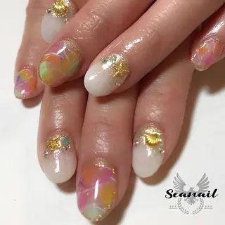 ネイル 小尾 栞のネイルデザイン