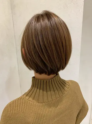 ショート カラー ima所属・メンズカット ニヘイのヘアスタイル