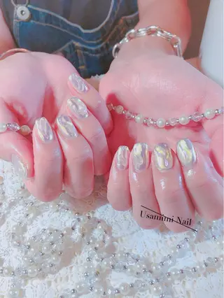 ミディアム ネイル USAMiMi 🐰💕のネイルデザイン