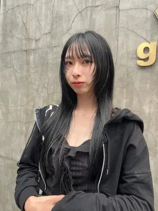 セミロング カラー HAIR MAKE  miel所属・🫧透明感カラー🫧 SHINSEIのヘアスタイル