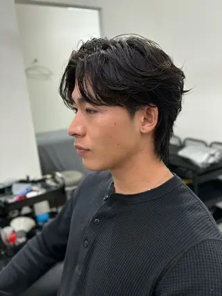 パーマ メンズ 🍐シャドウパーマ メンズ特化/守岡🍐のヘアスタイル