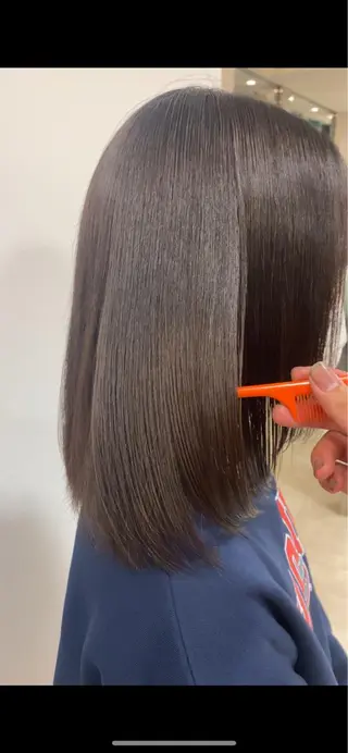 ミディアム カラー ハイトーン/ウルフ /レイヤー/坂野幸伸のヘアスタイル