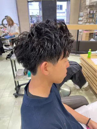 メンズ レイヤー/スパイキー ショート/坂本翔のヘアスタイル