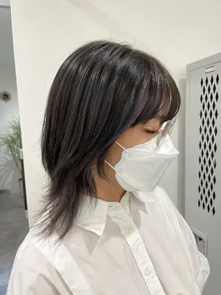 ミディアム カラー 🍀ケアブリーチ🍀 木下　心のヘアスタイル