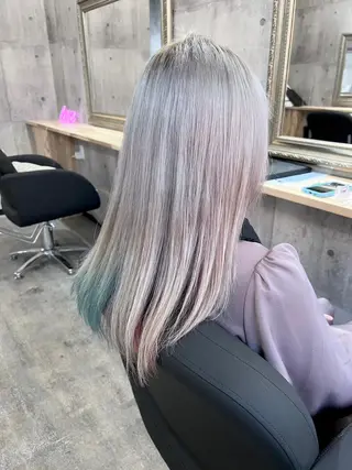 ロング カラー Sunny side 大名 RIOのヘアスタイル