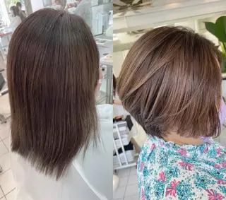 ショート カラー HEADS  ex所属・HEADS ex市川 ママ美容師ARISAのヘアスタイル