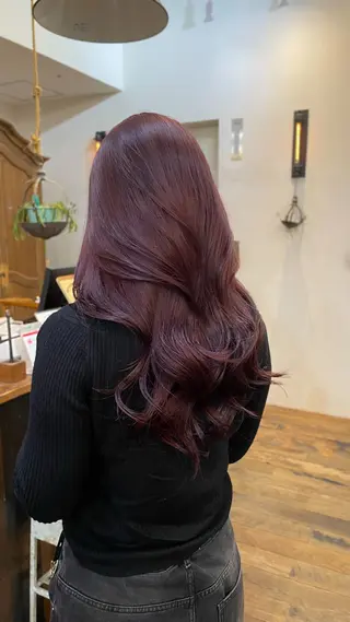 ロング kahona/カラー /パーマ/銀座のヘアスタイル