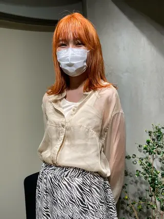 ミディアム deco所属・無料カットモデル 丸川英心のヘアスタイル