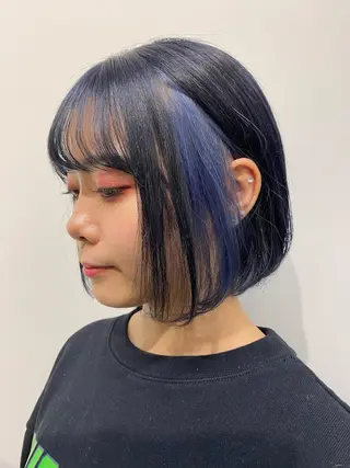 ショート カラー 【艶髪×韓国風】 毛流れ職人 RYOのヘアスタイル