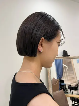 ショート ボブ／ミニボブ／ akaneのヘアスタイル