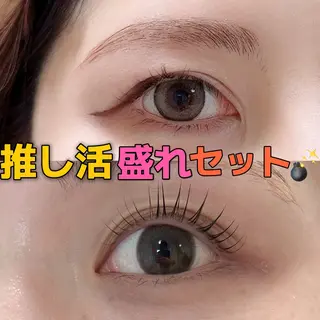 マツエク・マツパ en アイラッシュ&アイブロウ 恵比寿駅前店【まつ毛・眉毛サロン】所属・🫧推し活前に盛れる 眉まつ毛🫧YURIの眉毛・アイブロウイメージ