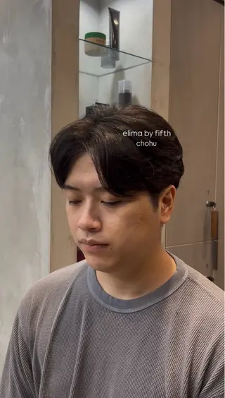 メンズ しずく🤍🧸 / fifthパーマのヘアスタイル