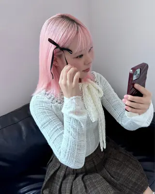 ミディアム カラー トレンド×デザイン DEAN岡崎店のヘアスタイル