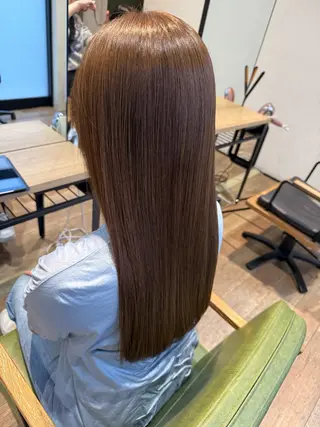 セミロング カラー Hair Design lima所属・耳つぼ/クロスパーマ /イシグロのヘアスタイル