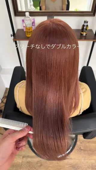 セミロング カラー 椎葉 祐也のヘアスタイル