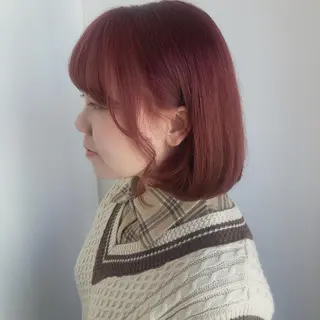 ショート カラー カラーパティシエ facce🌼ikoのヘアスタイル