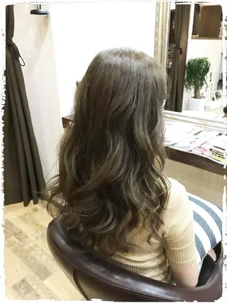 ロング カラー RIN hair factory所属・松本 清輝のヘアスタイル