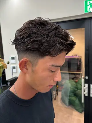 メンズ 横浜メンズマッシュ カット/ショウゴのヘアスタイル