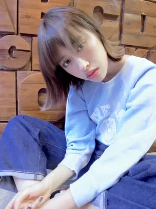 ショート カラー 北條 優輝のヘアスタイル