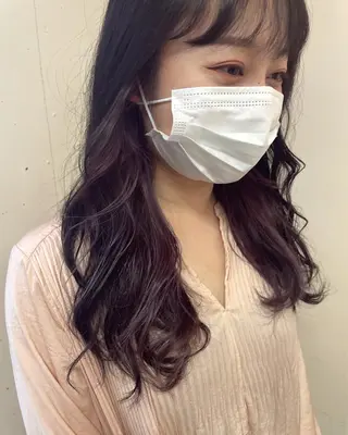 ロング レイヤーカット/ 透明感カラーmikuのヘアスタイル