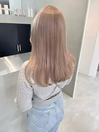 ロング カラー 染谷 遥花のヘアスタイル