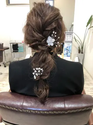 ヘアアレンジ 柴田泰秀sotti. 髪質改善/ブリーチのヘアスタイル