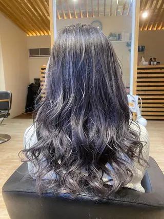 ロング カラー 関口 友行のヘアスタイル