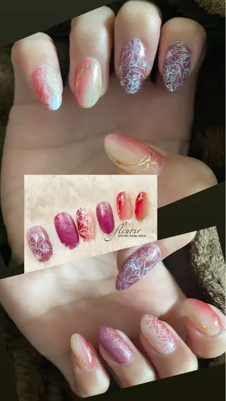 ネイル フルリール 【プライベートサロンのネイルデザイン