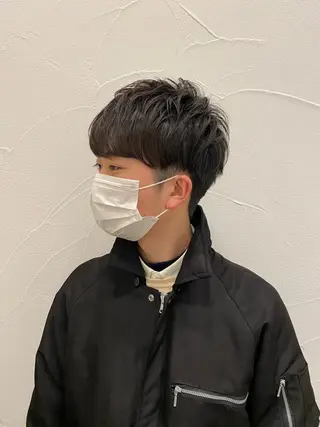 ショート パーマ メンズ Ash中目黒店 榊間茜のヘアスタイル