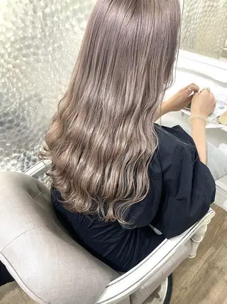 ロング カラー 韓国×髪質改善カラー 💎hinaのヘアスタイル