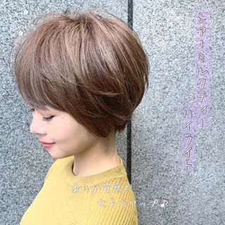 ショート FORTE所属・フォルテ青山 カットカラー0円のヘアスタイル