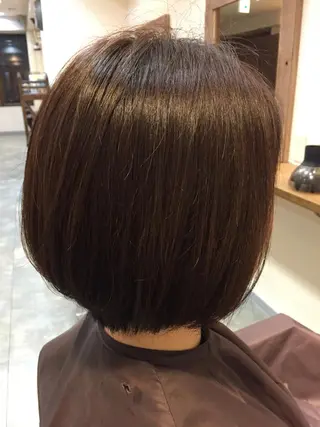 ショート カラー 透明感/ 美髪矯正/田中恭のヘアスタイル