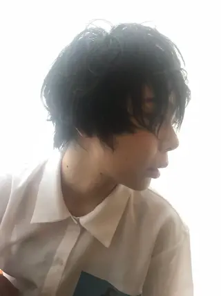 ショート パーマ 江崎 わか子のヘアスタイル