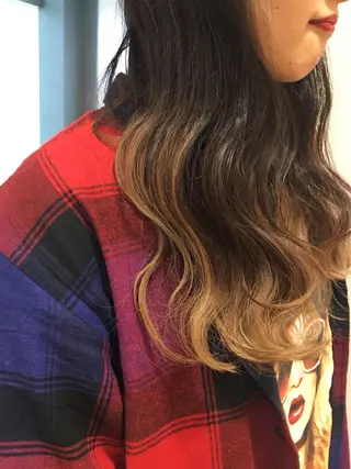 ロング カラー Share  Salon  Reco【GARDEN】所属・末石 智のヘアスタイル