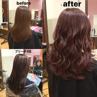 ロング カラー 韓国レイヤーカット★ 小林大樹のヘアスタイル