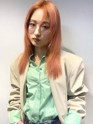 ロング カラー 🧡色落ちまで2度綺 麗なカラー🧡ヨシキのヘアスタイル