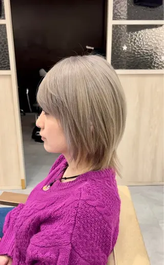 ミディアム メンズバレイヤージュ 斉藤春のヘアスタイル