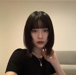 カラー 莉乃/縮毛矯正/髪質 改善/艶カラーのヘアスタイル