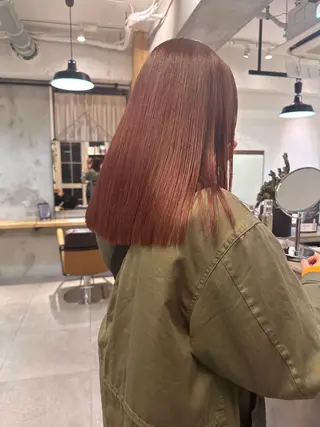 セミロング カラー REINA☁️透明感 カラー/ぷつっと♡のヘアスタイル