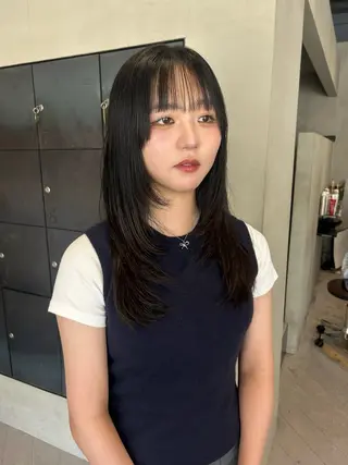 ロング kyoka/レイヤー /ハッシュカットのヘアスタイル