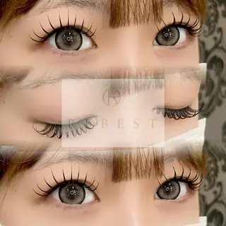 マツエク・マツパ ＲＥＢＥＳＴ ｅｙｅｌａｓｈのマツエク・マツパデザイン