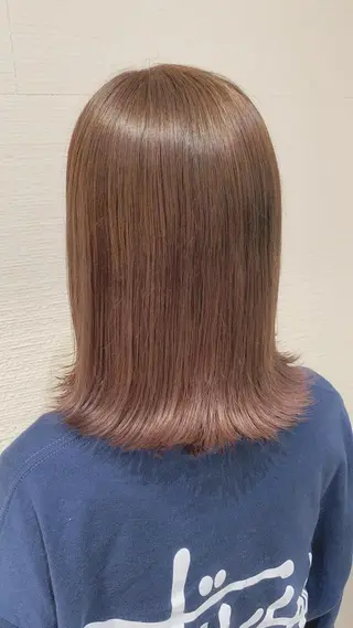 ミディアム カラー 【メンズ縮毛矯正】 田中秀斗のヘアスタイル