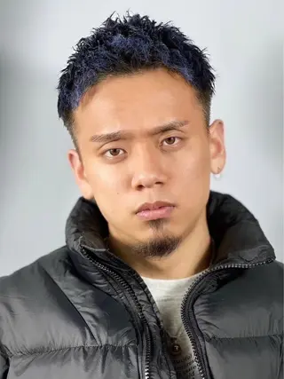 ショート カラー ヘアアレンジ メンズ プレミアムバーバー新宿店所属・⚡️メンズ特化⚡️ 倉林 隼大のヘアスタイル