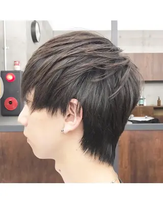 ショート メンズ ✂︎ウルフ・ショート ✂︎MIKUNIのヘアスタイル