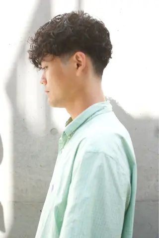 ショート パーマ メンズ メンズスタイリスト リュウジのヘアスタイル