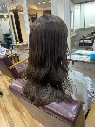 セミロング カラー SOYON西大寺店所属・ダブルカラー/ 髪質改善💎安藤のヘアスタイル