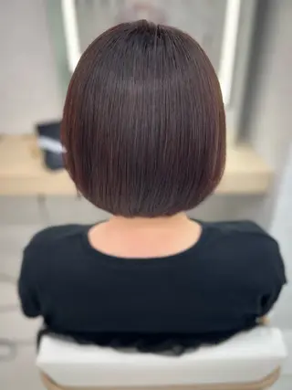 ショート カラー 💎艶カラー・レイヤ ー・ボブ💎Kiriのヘアスタイル